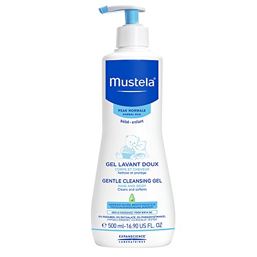 Product Cover Mustela Gentle Cleansing Gel, Baby Hair and Body Wash, 16.9 Fl oz