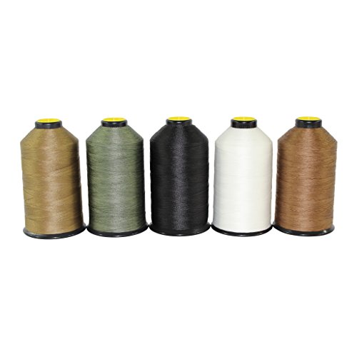 Product Cover Bonded Nylon Thread #69 - SGT KNOTS - Milspec Thread - Military Grade Nylon Sewing Thread - for Leather Stitching, Canvas Repair, Gear Modification, Upholstery, More (8 oz. Spool - Black)
