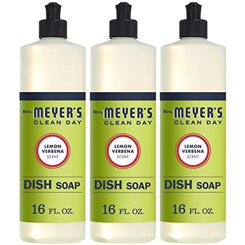 Product Cover Mrs. Meyer's Liquid Dish Soap, Lemon Verbena, 16 Fluid Ounce (Pack of 3)
