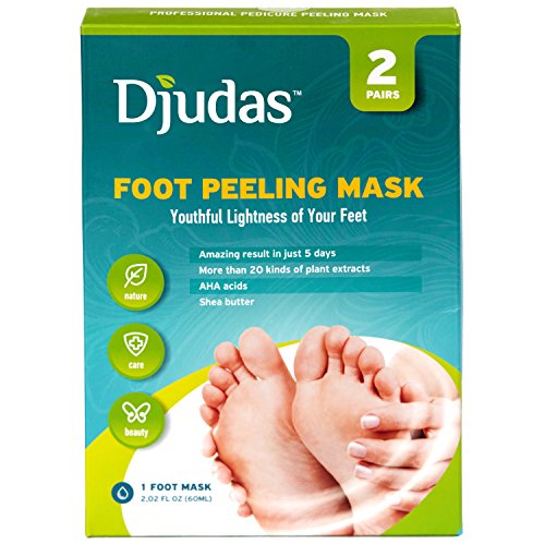 Product Cover Foot peel exfoliating mask - Effective Purederm peeling gel - exfoliant, Amazing SPA - Try it today - Results are guaranteed - One Pack Contain 2 pairs of socks