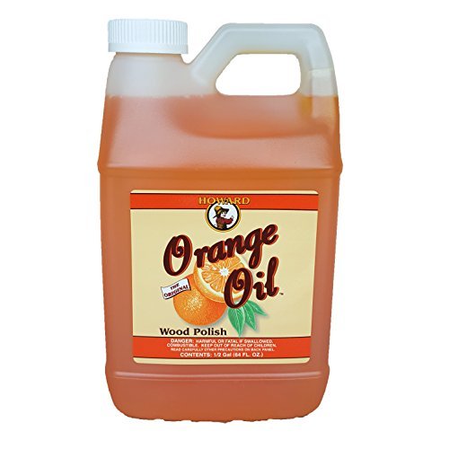Product Cover Howard Orange Oil 64 Ounce Half Gallon, Clean Kitchen Cabinets, Best Furniture Polish, Orange Wood Cleaner