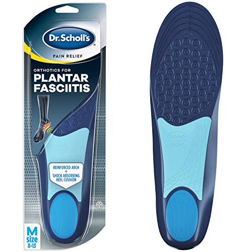 Product Cover Dr. Scholl's PLANTAR FASCIITIS Pain Relief Orthotics Clinically Proven Relief and Prevention of Plantar Fasciitis Pain, Men's,  8-13 (Packaging may vary)