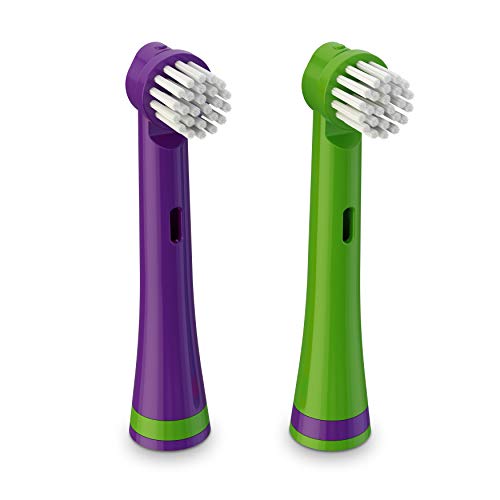 Product Cover Brusheez Electronic Toothbrush Replacement Brush Heads (Snappy the Croc) _2 Pack