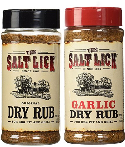 Product Cover Salt Lick Double Rub Assortment, one each of Original Dry Rub and Garlic Dry Rub
