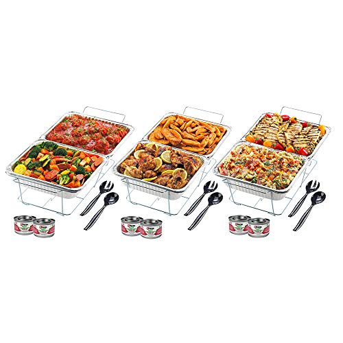 Product Cover Sterno 70222 24-Piece Disposable Party Set, One Size, Silver