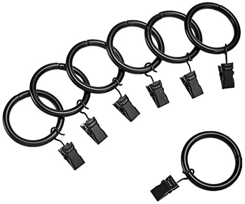 Product Cover AmazonBasics Curtain Rod Clip Rings for 1