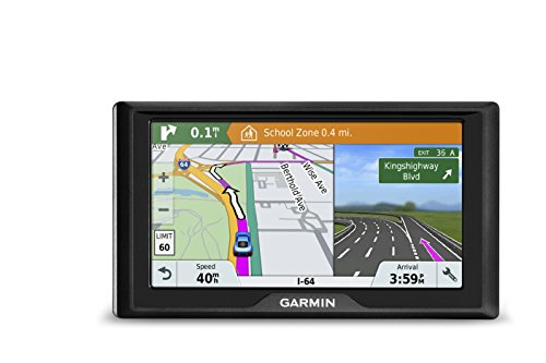 Product Cover Garmin Drive 61 USA LM GPS Navigator System with Lifetime Maps, Spoken Turn-By-Turn Directions, Direct Access, Driver Alerts, TripAdvisor and Foursquare Data