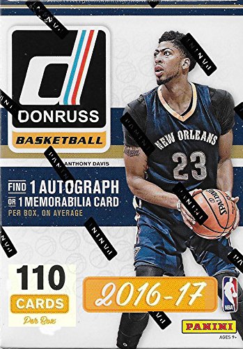 Product Cover 2016 2017 Donruss NBA Basketball Series Unopened Blaster Box of Packs Featuring One Autograph or Memorabilia Card Per Box!!
