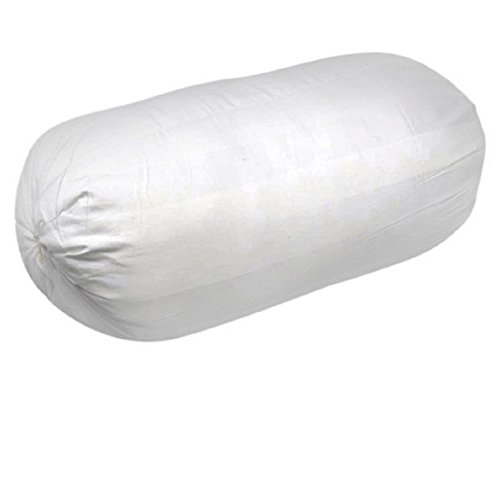 Product Cover JDX White Bed Pillow Bolster Having 1000 Grams Super Plush Reliance Gel-Fiber Filling Sized 23