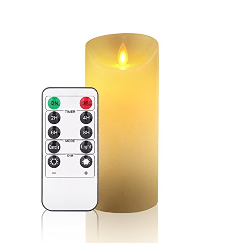 Product Cover OSHINE flameless candles, flameless candlestick, flameless battery candles, battery remote control candles, LED candles and timed wax column | bathroom, kitchen, home decor | 10 button control | reusa