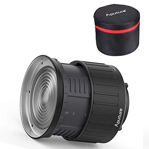 Product Cover Aputure Fresnel 2X Lens Mount for Aputure 120D Mark 2 Aputure 300D Aputure 120D Light Storm LS C300D and Other Bowen-S Mount Continuous Lights- Including Pergear Soft Diffuser
