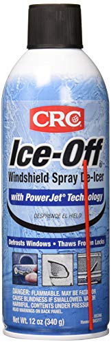 Product Cover Cr 05346 White CRC Ice-Off Winshield Spray De-Icer Net Wt 12. oz. (340g) Pack of 2 2 Pack