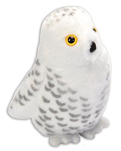 Product Cover Wild Republic Audubon Birds Snowy Owl with Authentic Bird Sound, Stuffed Animal, Bird Toys for Kids & Birders