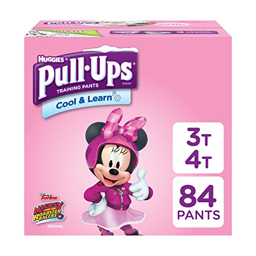 Product Cover Pull-Ups Cool & Learn Potty Training Pants for Girls, 3T-4T (32-40 Pound), 84 Count (Packaging May Vary)