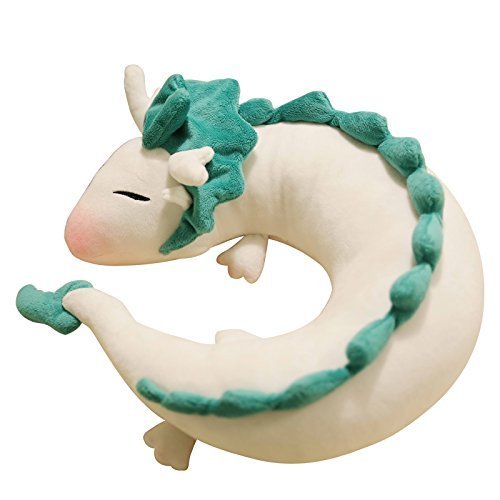Product Cover U-shape pillow Cute Little White Dragon U-Shaped Pillow Neck Pillow Japanese Animation Spirited Away