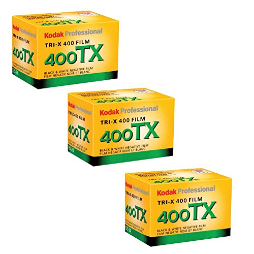 Product Cover Kodak Tri-X 400TX Professional Black & White Film ISO 400, 35mm, 24 Exposures (3 Pack)