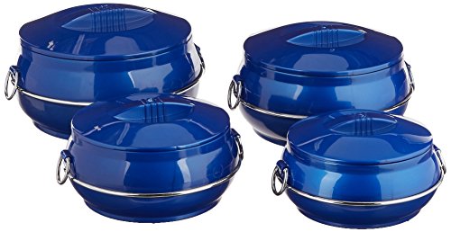 Product Cover Cello Daawat Insulated Casserole Hot Pot Food Warmer, 4-Piece Gift Set, Assorted Colors(Color may Varry)