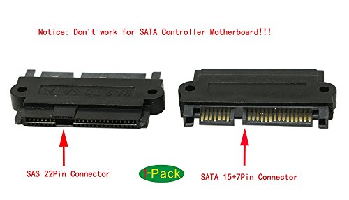 Product Cover zdyCGTime SAS 22 Pin to 7 Pin + 15 Pin SATA Hard Disk Drive Raid Adapter with 15 Pin Power Port
