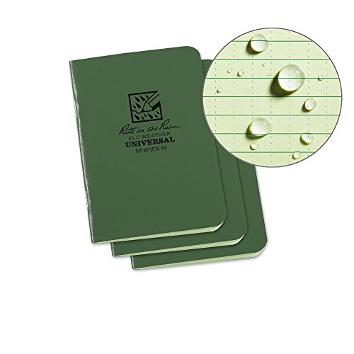 Product Cover Rite in the Rain Weatherproof Mini-Stapled Notebook, 3 1/4