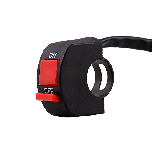 Product Cover Autofy Handlebar All Purpose Universal On/Off Switch with Cable (Red)