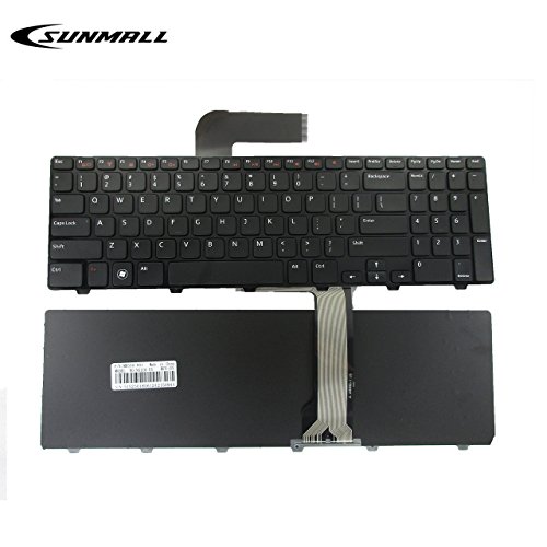Product Cover N5110 Keyboard for DELL Inspiron,SUNMALL Replacement Laptop Keyboard with Frame for DELL Inspiron 15R N5110 M501Z M511R Ins15RD-2528 2728 2428