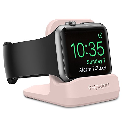 Product Cover Spigen S350 Designed for Apple Watch Stand with Night Stand Mode for Series 5 / Series 4 / Series 3/2 / 1 / 44mm / 42mm / 40mm / 38mm, Patent Pending - Pink Sand