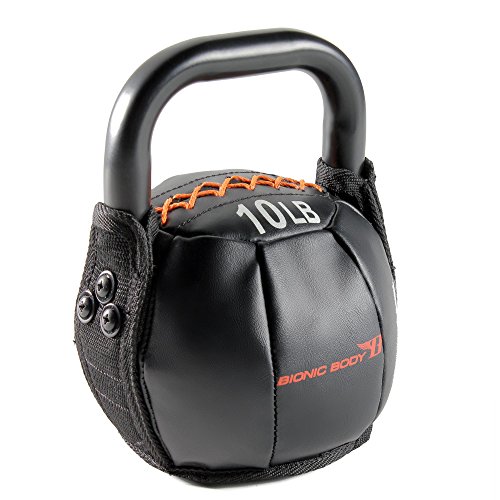 Product Cover Bionic Body Soft Kettlebell with Handle - 10, 15, 20, 25, 30, 35, 40 lb. for Weightlifting, Conditioning, Strength and core Training