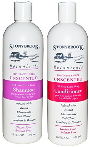 Product Cover Stonybrook Botanicals Fragrance Free Unscented Shampoo and Conditioner Set