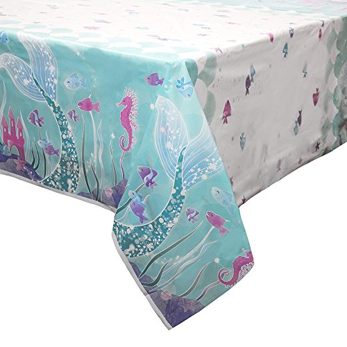 Product Cover Mermaid Plastic Tablecloth, 84