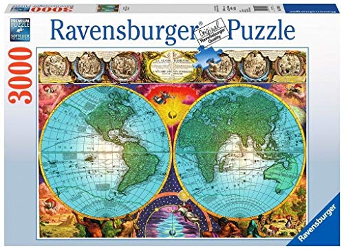 Product Cover Ravensburger Antique Map Puzzle 3000 Piece Jigsaw Puzzle for Adults - Softclick Technology Means Pieces Fit Together Perfectly