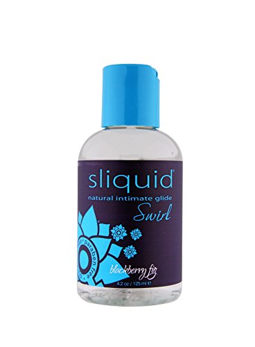 Product Cover Sliquid Lubricants Swirl Natural Intimate Glide, BlackBerry Fig, 4.2 Ounce