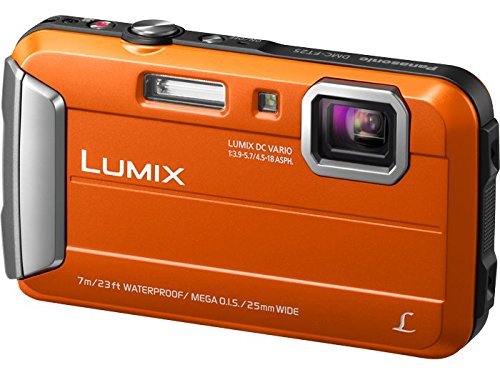 Product Cover Panasonic DMC-TS25 Waterproof Digital Camera with 2.7-Inch LCD (Orange) DMC-TS25D (Renewed)
