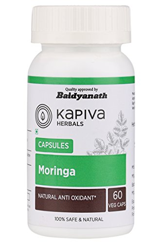 Product Cover Moringa Oleifera 60 Veggie Capsules 500 mg Supplement Very Nutritious for Lowering Blood Sugar Level & Supports Brain Health