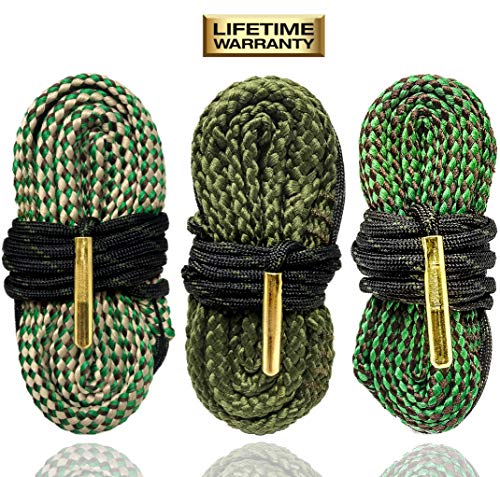 Product Cover Cobra Bore Snake 3 Pack - .223 5.56 9mm .357 .38 .380 30-30 30-06 .308 .30 Caliber Rifles and Pistols Ships from The US