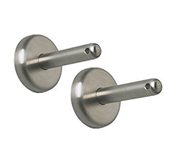 Product Cover Dignitet Stainless Steel Support/Corner Fixture for Curtain Wire Pack of 2