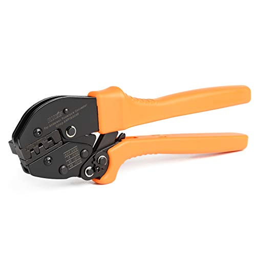 Product Cover IWISS Ratcheting Wire Crimper Tools Works for Anderson AMP 15, 30 and 45 Cable Connectors, NO CONNECTORS Included!!!