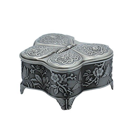 Product Cover La moriposa Vintage Jewelry Box with Butterfly Sculpture Creative Gift Present