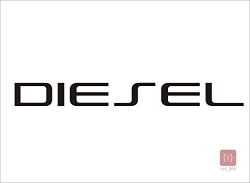 Product Cover ISEE 360 Decorative Diesel Sticker Windows, Sides, Hood, Bumper Car Stick (Vinyl, Black, Medium)