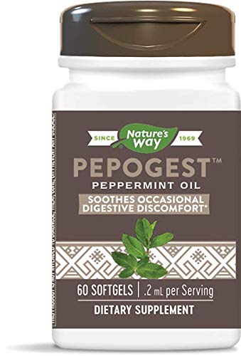 Product Cover Nature's Way Pepogest Peppermint Oil -- 60 Softgels x 2
