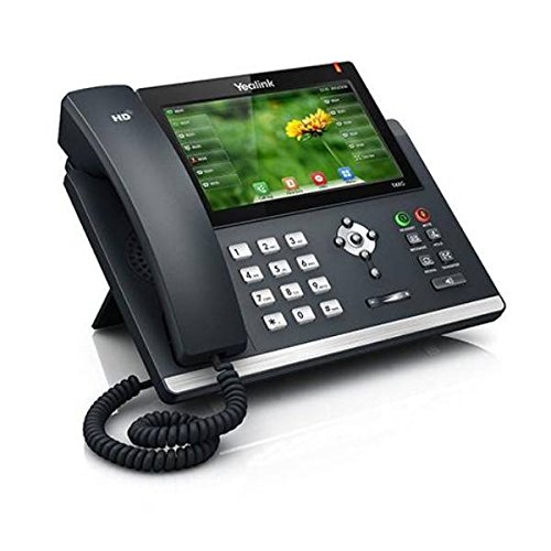 Product Cover Yealink T48S IP Phone, 16 Lines. 7-Inch Color Touch Screen Display. USB 2.0, Dual-Port Gigabit Ethernet, 802.3af PoE, Power Adapter Not Included (SIP-T48S).