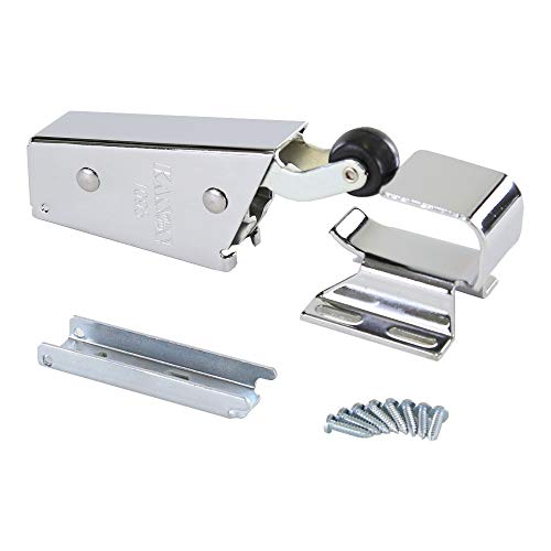 Product Cover Kason 1095 Spring Action Door Closer and Adjustable Wide-Hook, Flush to 3/4 Inch Offset, 11095000013_11094000026
