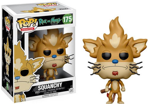 Product Cover Funko POP Animation Rick and Morty Squanchy Action Figure