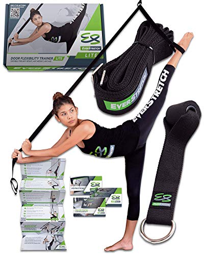 Product Cover EverStretch Leg Stretcher: Get More Flexible with The Door Flexibility Trainer LITE Premium Stretching Equipment for Ballet, Dance, MMA, Taekwondo & Gymnastics. Your own Portable Stretch Machine!