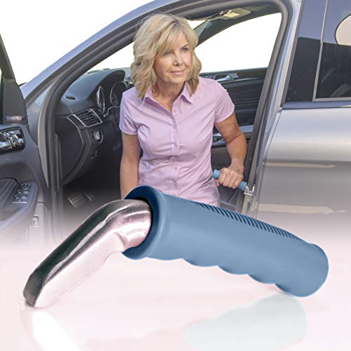 Product Cover Able Life Auto Cane, Portable Vehicle Support Handle, Standing Mobility Aid, Car Assist Cane Grab Bar, Blue