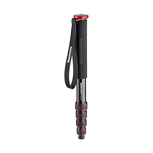 Product Cover Manfrotto Element Aluminum 5-Section Monopod, Red (MMELEA5RD)
