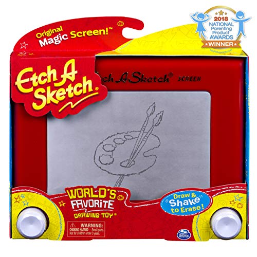 Product Cover Etch A Sketch, Classic Red Drawing Toy with Magic Screen, for Ages 3 and Up
