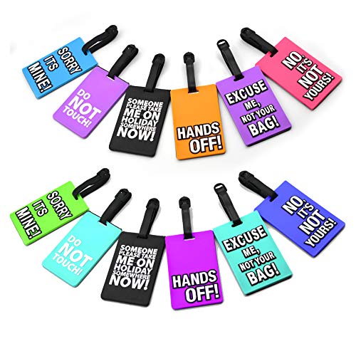 Product Cover INFInxt School & Luggage Bag Tag for Return Gift & Gifting (Pack of 6 Random Design)