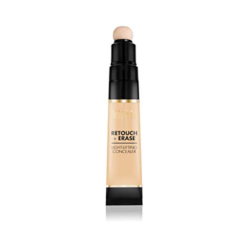 Product Cover Milani Retouch + Erase Light-Lifting Concealer - Medium Light (0.24 Ounce) Cruelty-Free Liquid Concealer with Cushion Applicator Tip to Cover Dark Circles, Blemishes & Skin Imperfections