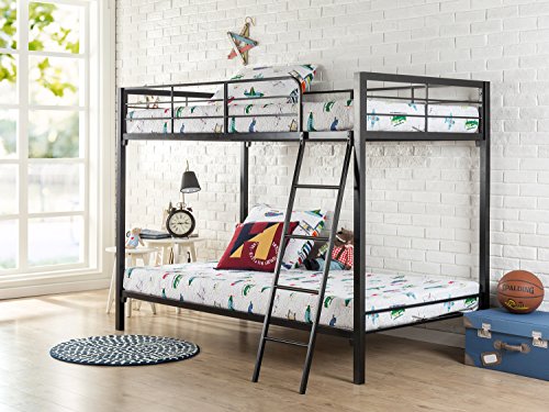 Product Cover Zinus Patti Easy Assembly Quick Lock Twin over Twin Metal Bunk Bed / Quick to Assemble in Under an Hour