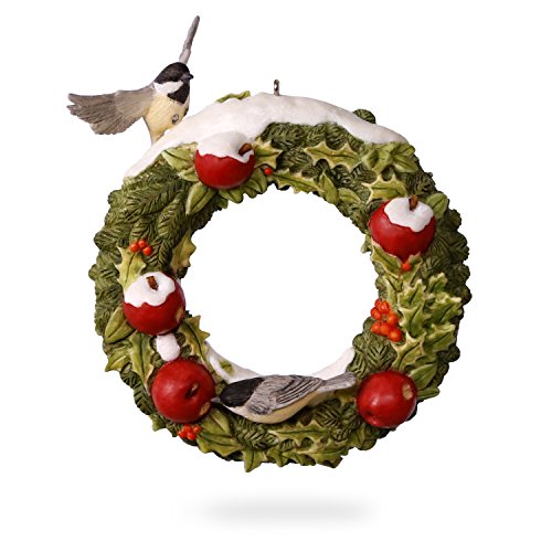 Product Cover Hallmark Keepsake 2017 Marjolein's Garden Welcoming Wreath Christmas Ornament